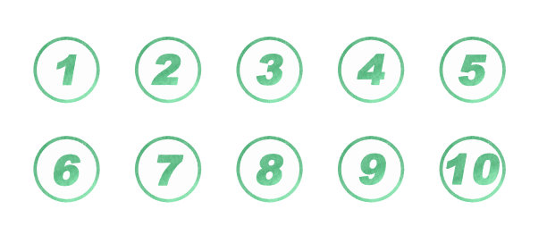 数字图标图片下载