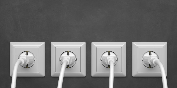 带电源线的电源插头图片下载