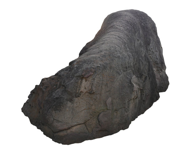 岩石孤立的白色背景图片下载