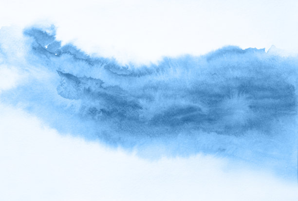 在白纸背景上用明亮的水彩颜料涂抹。图片下载