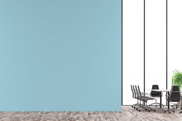 空的办公室内设2020会议桌图片下载