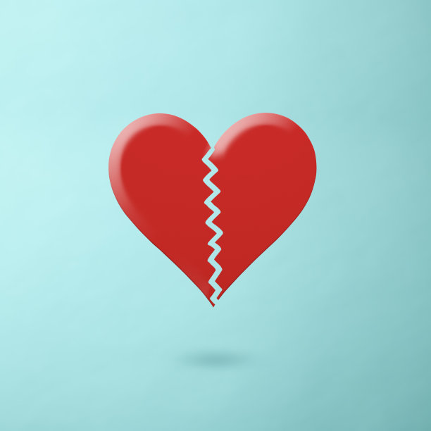 破碎的心在半空中图片下载