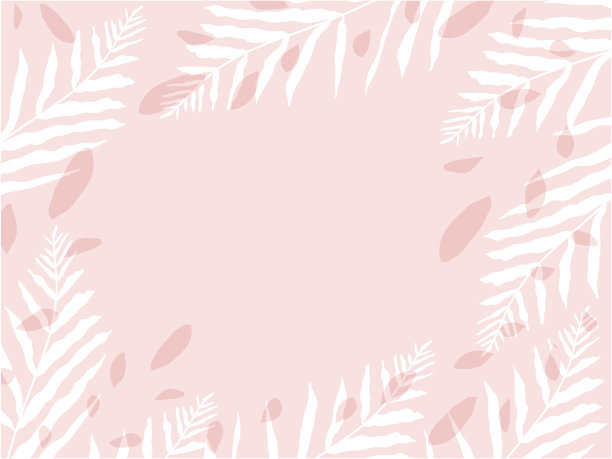 春季时尚手绘背景纹理和花卉元素模仿水彩画图片下载