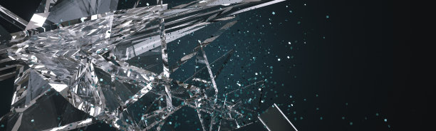 碎玻璃抽象背景- 3D渲染-插图图片下载