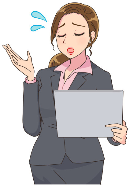 一个穿着西装的年轻漂亮的女人。她使用平板电脑。图片下载