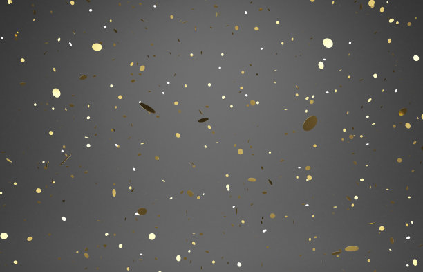 黑色背景上的节日金箔图片下载
