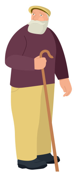 农业今天农民标记他的羊与蓝色喷雾的有机农场卡通平面矢量插图孤立对象图片下载