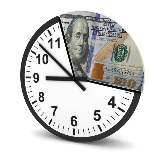 时间金钱金融美元图片下载