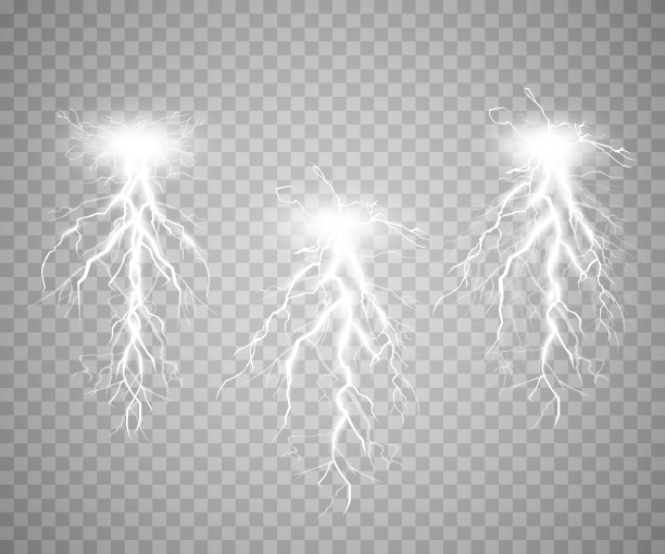 闪电。图片下载