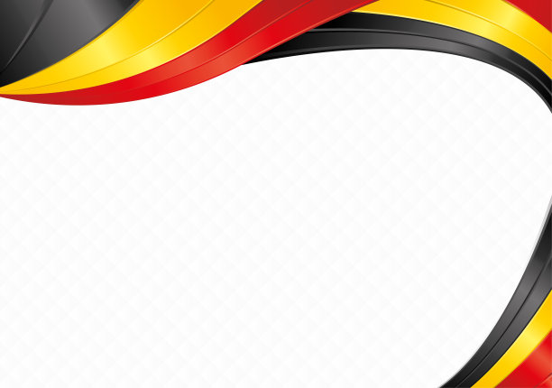 抽象背景与形状与德国或比利时国旗的颜色使用文凭或证书图片下载