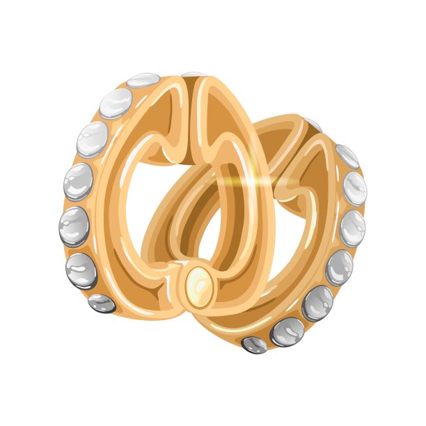 优雅的黄金耳环与闪亮的钻石。豪华的耳塞与phianite图片下载