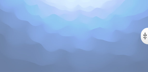 波浪渐变背景。具有动态效果的抽象背景。明亮的平滑过渡。3D矢量插图设计。素材图片