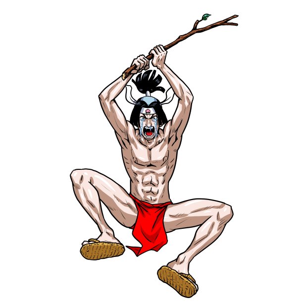 日本传统武士英雄桃太郎图片下载