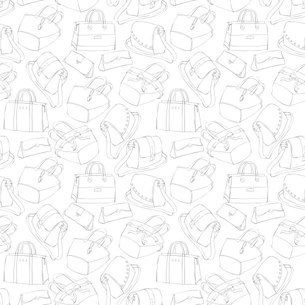 时装包缝草图图片下载