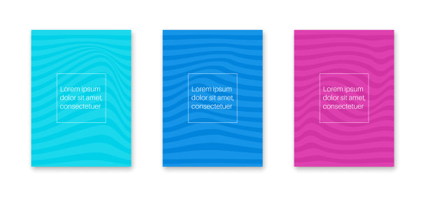 带有光学错觉条纹图案的抽象设计。图片下载