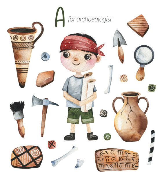 考古学家的一封信。图片下载