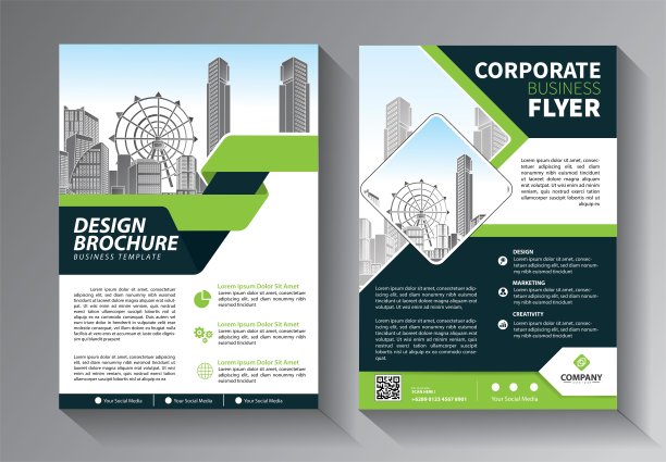 业务抽象向量模板。宣传册设计，涵盖现代布局，年度报告，海报，传单A4彩色三角形，几何形状的科技，科学，市场与灯光背景图片下载