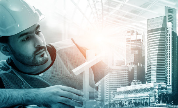 未来的建筑工程项目。图片下载