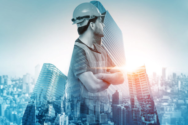 未来的建筑工程项目。图片下载