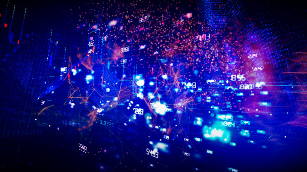 数字抽象背景图片下载