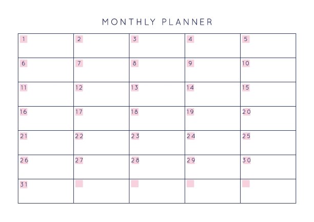 计划单向量图片下载