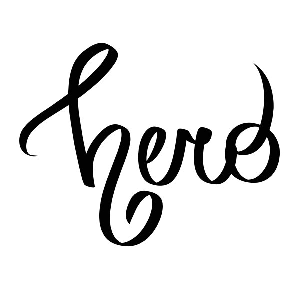 英雄黑字书法字体风格设计，字母字母矢量插画。手写排版海报与鼓舞人心的引用。贺卡，标志，印刷艺术或家庭装饰。每股收益10图片下载