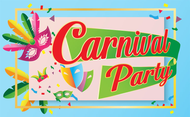 一个快乐的狂欢节节日概念图像向量的假日内容。图片下载