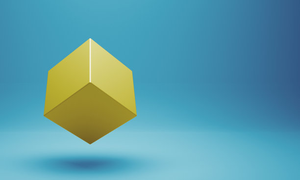 抽象几何立方体图片下载