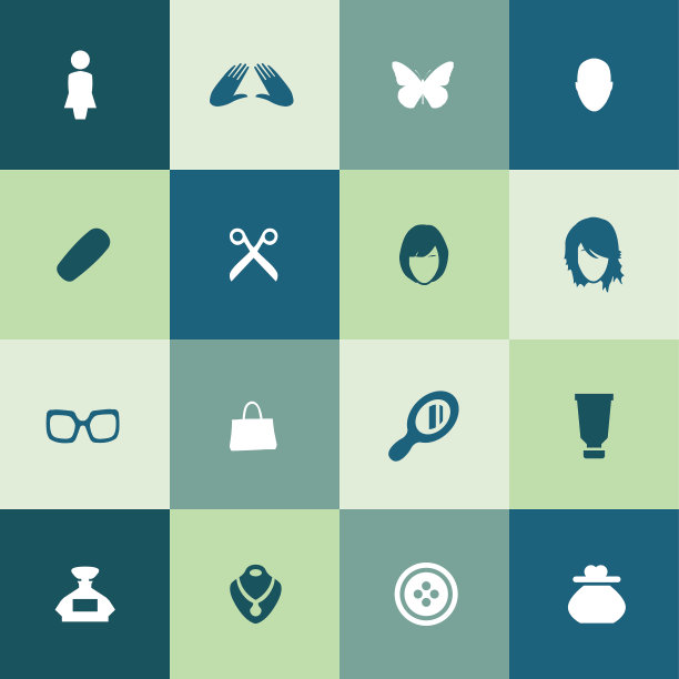 美丽，魅力图标通用集图片下载