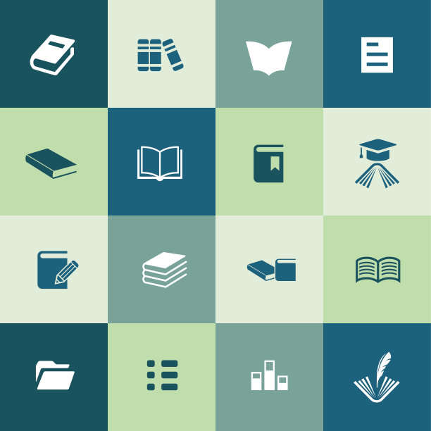 书籍图标通用集图片下载