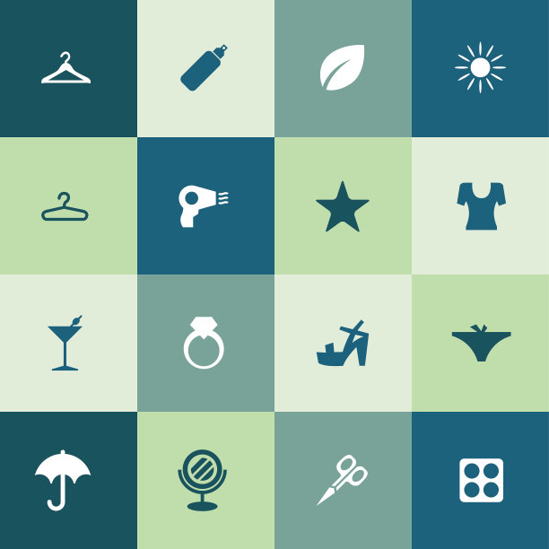 美丽，魅力图标通用集图片下载