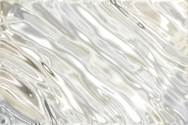 金属银色波浪背景。图片下载