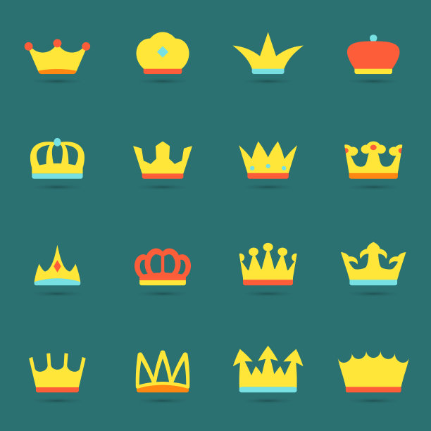 皇冠图标平图片下载