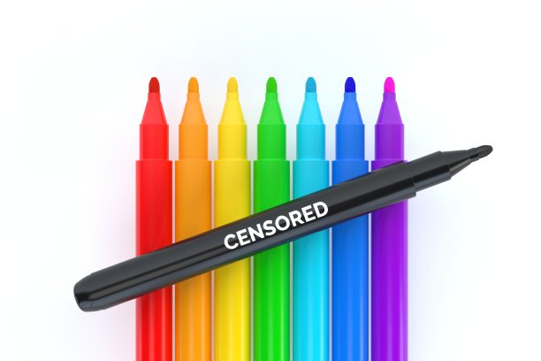 表达禁令与审查制度的隐喻图片下载