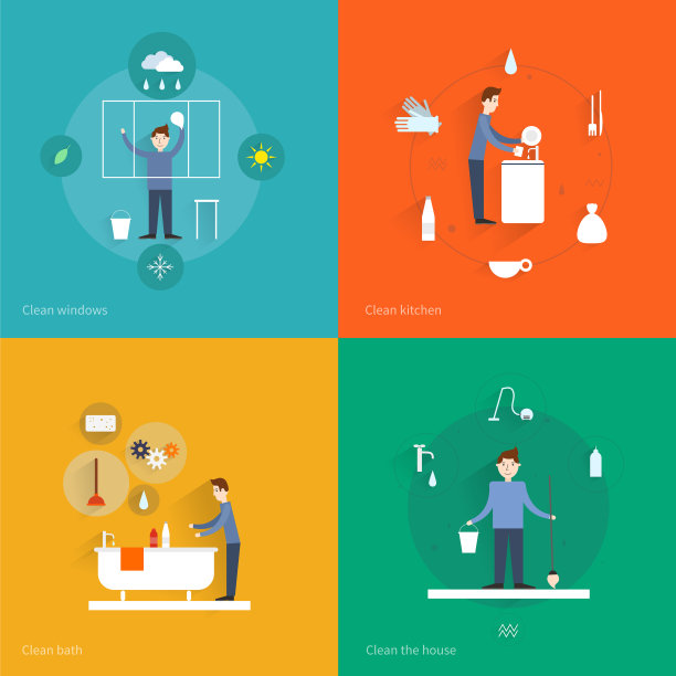 打扫公寓图片下载