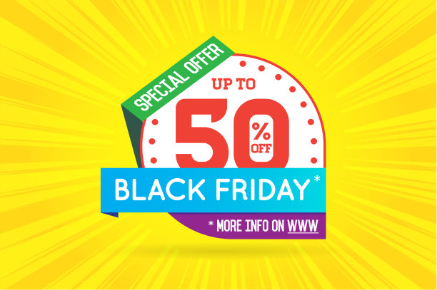 黑色星期五销售标志横幅海报准备Web和印刷。向量。超级，超级，大减价和特别优惠图片下载