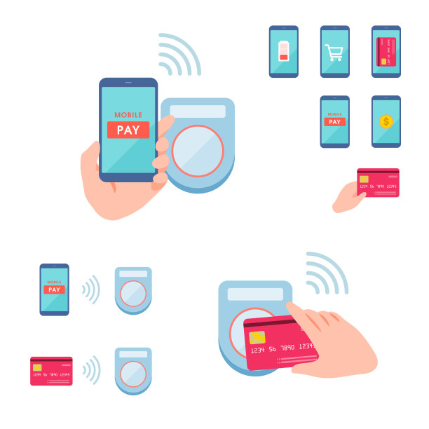 无现金付费读卡器图片下载