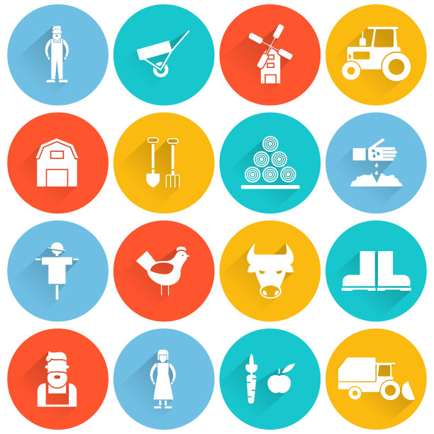 农场图标平图片下载