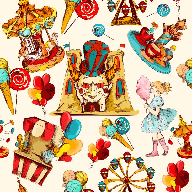 游乐园无缝图片下载