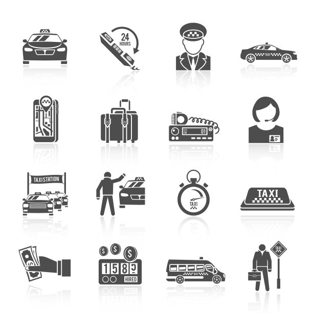 出租车的图标图片下载