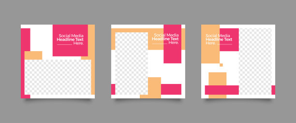 Instagram社交媒体发布模板图片下载