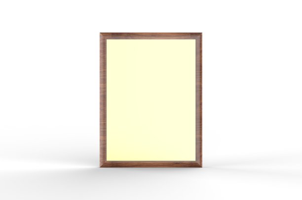 空白木牌模板和模拟。3 d渲染插图。图片下载