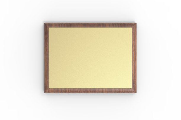 空白木牌模板和模拟。3 d渲染插图。图片下载