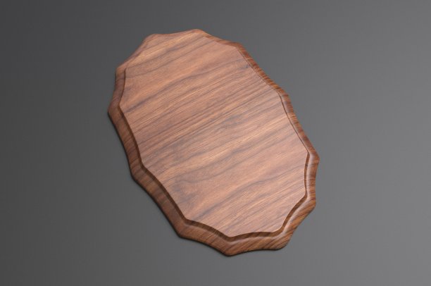 空白木牌模板和模拟。3 d渲染插图。图片下载