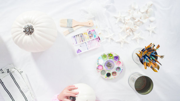 用丙烯画工艺南瓜图片下载