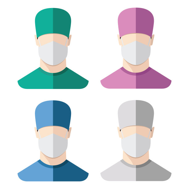 口罩矢量图素材ID：350147856