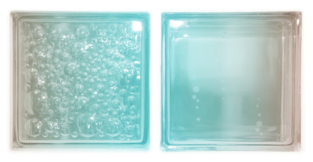 蓝色双透明隔墙板、隔墙板、隔瓦装饰图片下载