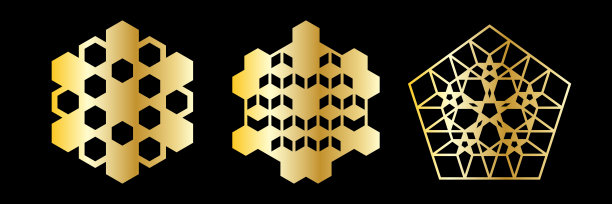 抽象几何装饰曼陀罗图案合集：用于印刷、激光切割和雕刻的模板矢量素材图片下载