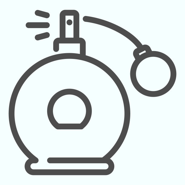 香水行图标。瓶子与香水矢量插图孤立在白色。香味轮廓风格设计，专为网页和应用设计。Eps 10。图片下载