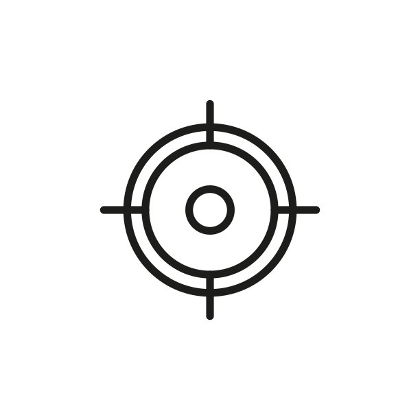 简单的目标线图标图片下载